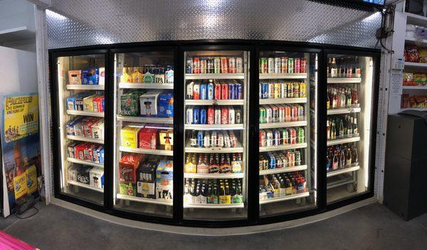 We carry a variety of ice cold beer