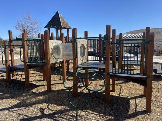 Larger playground.