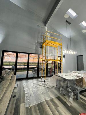 Drywall repairs & painting project