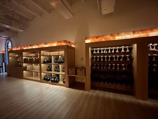 Equipment props used