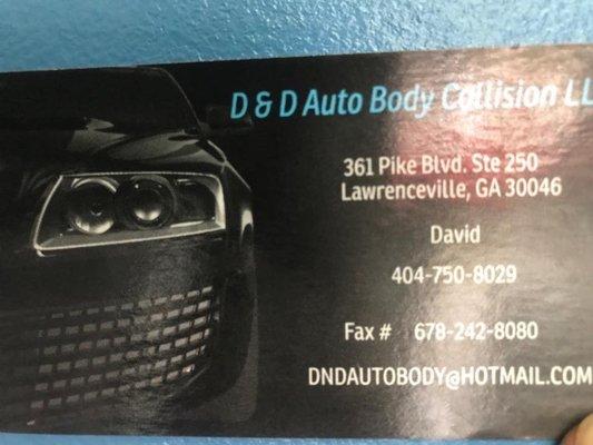 D&D Auto Body Collision