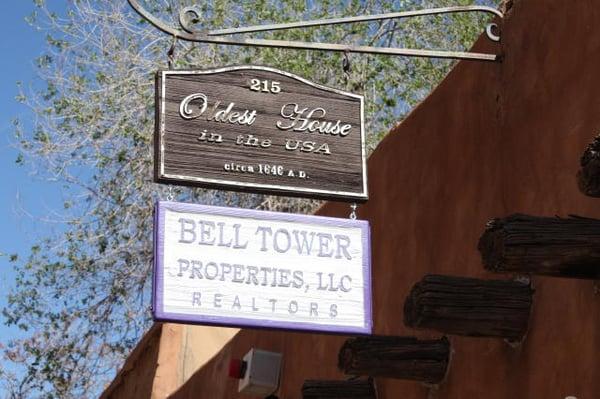 215 De Vargas Street! Bell Tower Properties and the Oldest House.