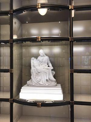 Beautiful glass niche.