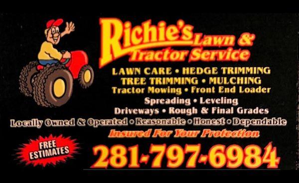 Richie's Lawn And Tractor Service