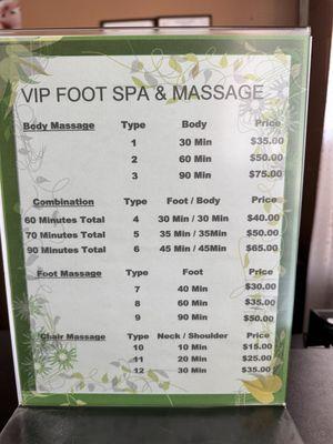 VIP Foot Spa & Massage
