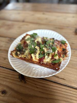 Lasagna pizza flavor in "Hunk" portion