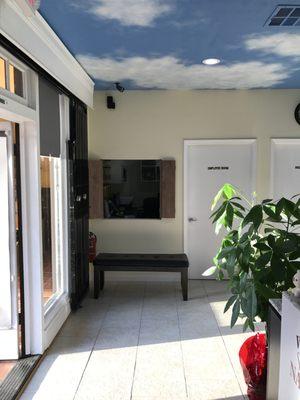 We are located in the left corner when you enter the shop.