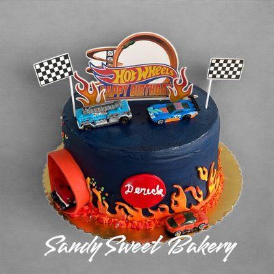 Hot Wheels Birthday Cake