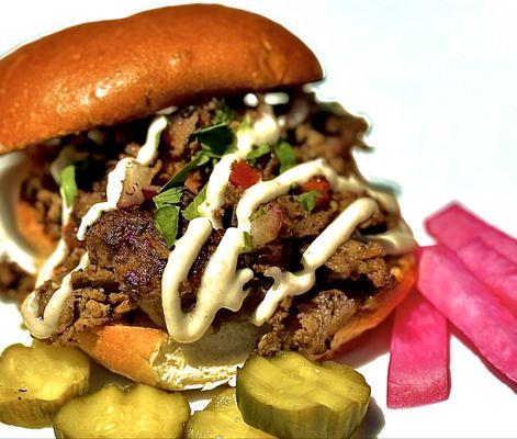 Ribeye Steak Shawarma sandwich