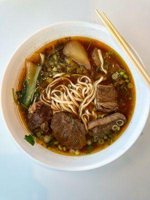Beef noodle soup (see more OC eats on IG @capricorncow )