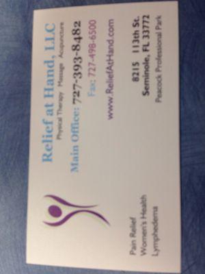RAH business card