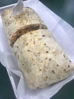 Steak burrito