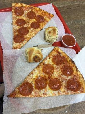 About to enioy myself! Nothing like authentic NYC pizza man!