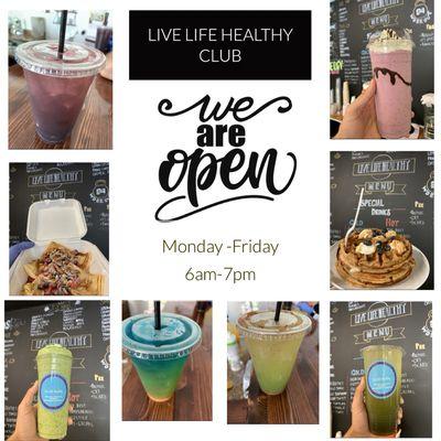 Open all day and weekends