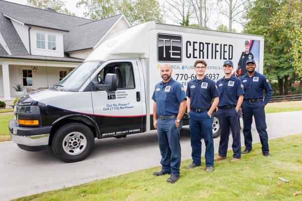 TE Certified Electrical, Plumbing, Heating & Cooling
