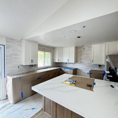 I can install a beautiful backsplash.