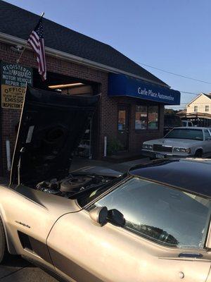 Dropped off my baby. Carle Place Automotive fixed my car and had me on my way