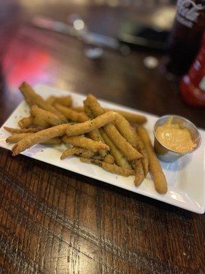 The pickle fries are amazing