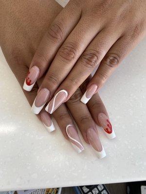 Acrylic nail French