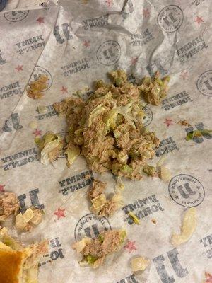 Wasn't crazy about their tuna sandwich. Didn't have any flavor. Very bland. Took most of it out. The bread was good.