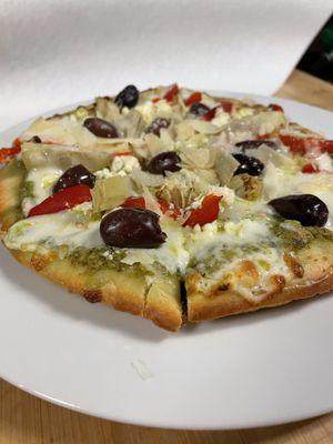 Veggie Pesto Pizza