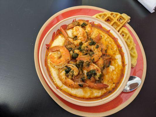 Best chicken and grits in Bryan Texas!