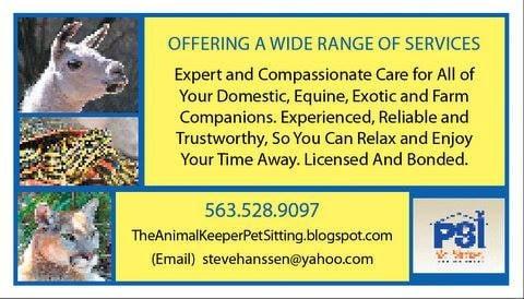 The Animal Keeper Pet Sitting