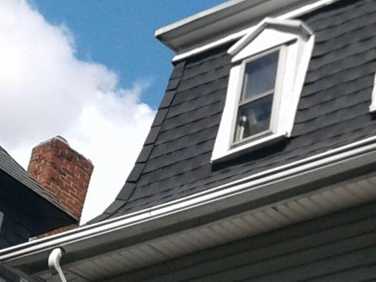 gutters anf roof shingles replaced