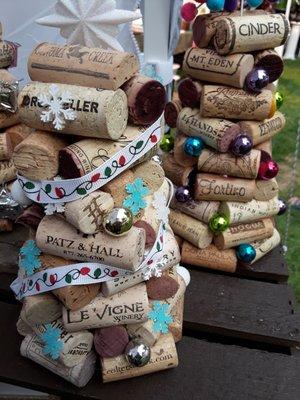 Cork Christmas trees