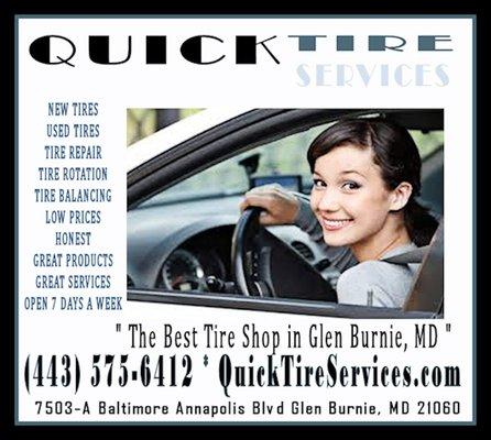 New Tires Glen Burnie, Used Tires Glen Burnie, Tires Glen Burnie, Cheap Tires, Quick Tire Services