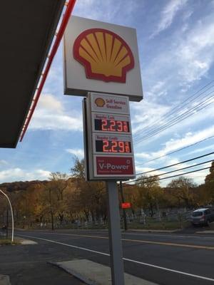 Cheap gas.