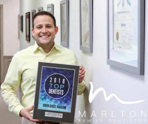 2018 Top Dentists South Jersey Magazine - Dr. Entralgo