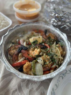 Tandoori shrimp