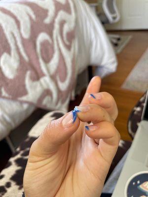 Paper thin and flimsy/ look at that bend!!!