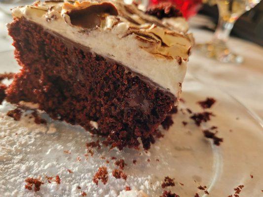 But it's chocolate cake