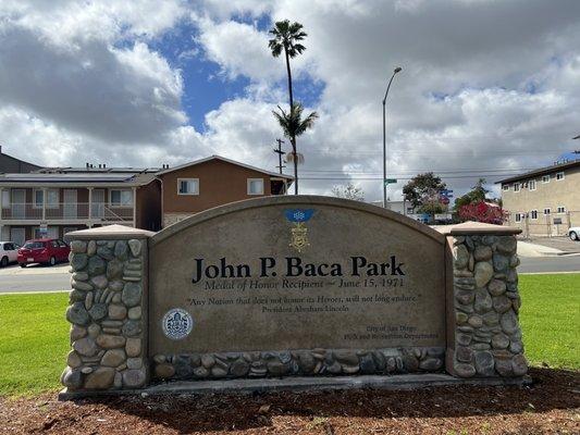 John P. Baca Park