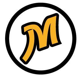 The original M from the early 90's on an angle as a hat tip to our founders original logo day 1.