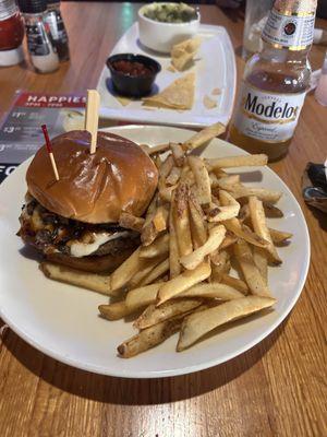 Bourbon Street Mushroom Swiss Burger