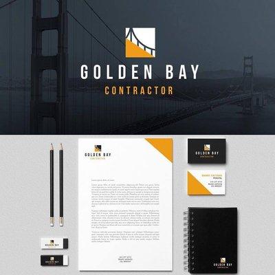 Logo Design for Golden Bay Contractor in San Francisco