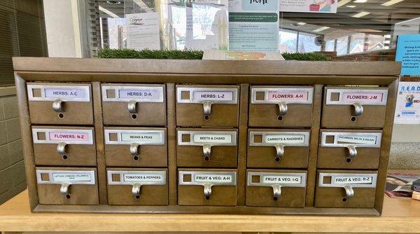 FYI - they have a seed library!