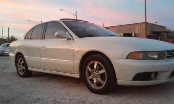 02 Mitsubishi Galant GTZ V6 automatic, power, sunroof current inspection $2200