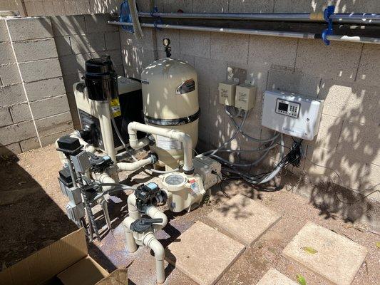 New pump, heater, blower, and automation!