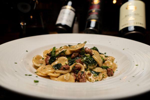 Orecchiette cime di rapa e salsiccia