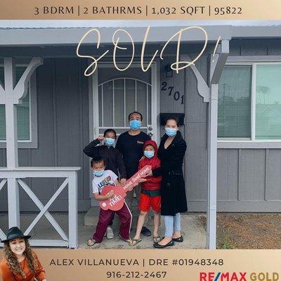 Congratulations to my buyers Pang and Seng! First time home buyers in 95822