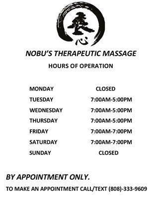 Nobu's Therapeutic Massage