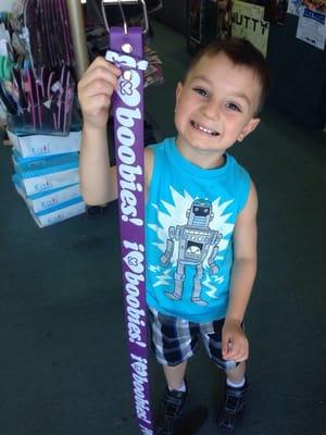 Large selection of belts.