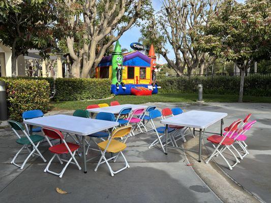 Kids tables and chairs!