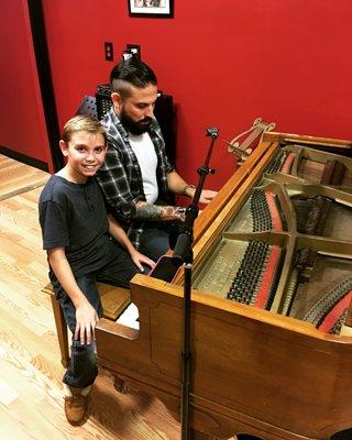 Mikey at the baby grad!