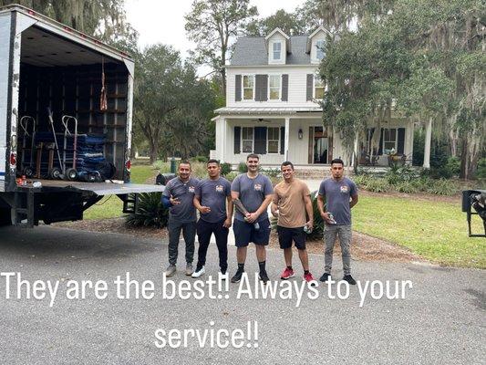 Teamwork!! Long distance move