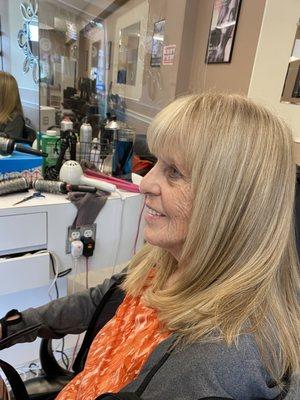 My new look I'm so happy